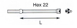 3-wing and threaded integral drill steel